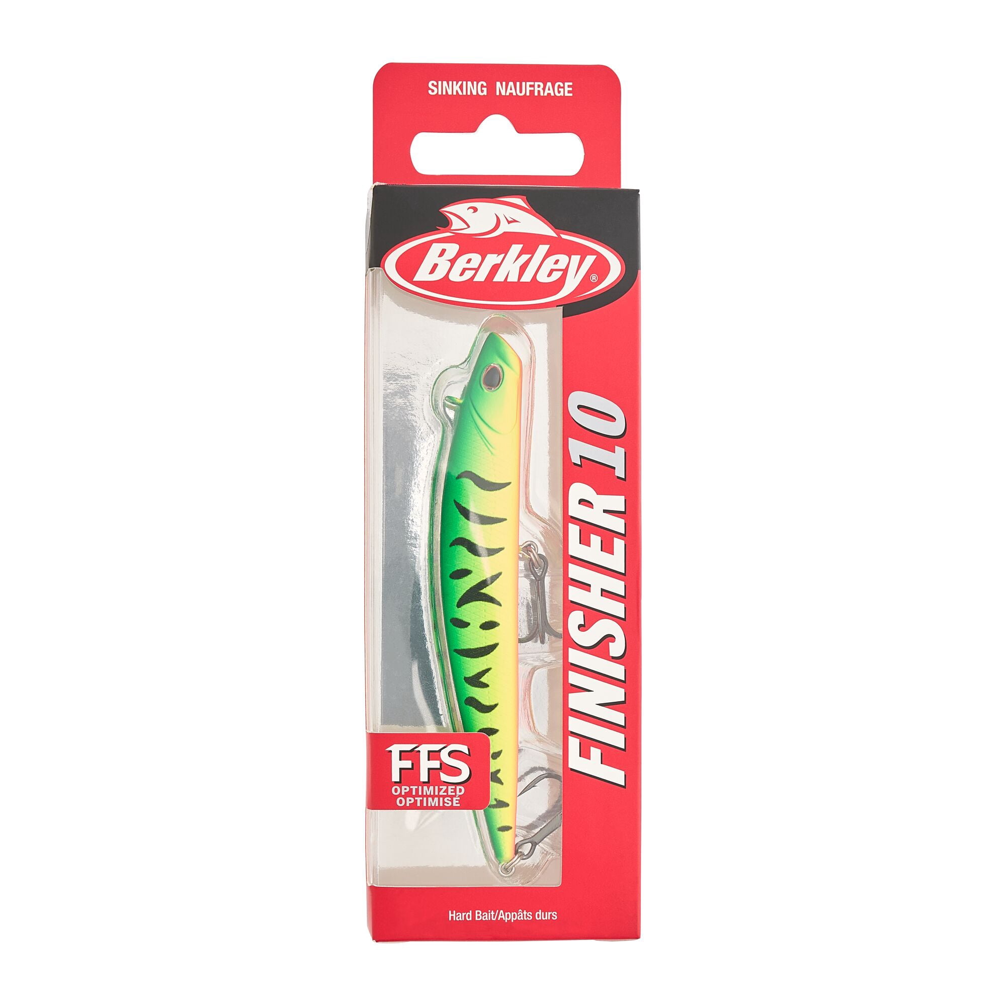 Berkley Finisher, 4 in, Glide Baits, MF Firetiger (1 Count)