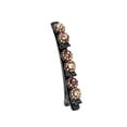 thumbnail image 2 of Pompotops Sparkling Crystal Stone Braided Hair Clips For Women Hair Barrettes with 3 Small Clips 6 Rhinestone Duckbill Clip Hair Accessories, 2 of 4