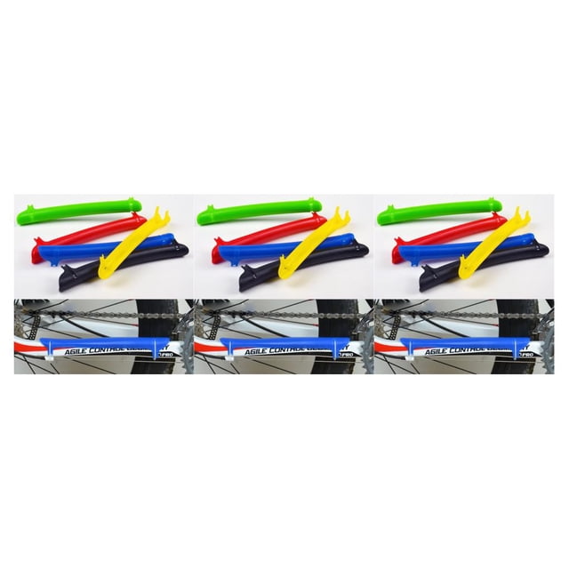 ZLight Mountain Bikes Road Bicycles Chain for Protection Plastic Protect Colors send at random 1pcs 3Set