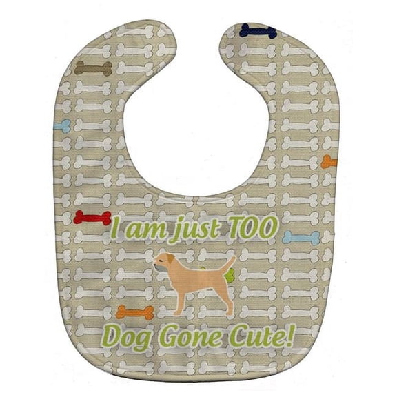 Border Terrier Dog Gone Cute Baby Bib