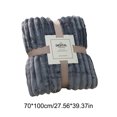 thumbnail image 2 of Cozy Plush Blanket 27x39 Inch Faux Fur Throw Blanket Solid Color for Couch Sofa, 2 of 6