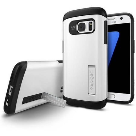 Spigen Slim Armor Series Dual Layer Case for Samsung Galaxy S7 - White/Black