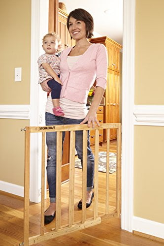 wooden child safety gate