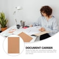 thumbnail image 3 of SHINYPASING 25Pcs Chocolate Kraft Paper Envelope Folders for Daily Use and Business Travel, 3 of 5