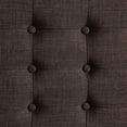 thumbnail image 7 of Elle Decor Claire Mid Century Modern Bench with Tufted Cushion, Chocolate Brown, 7 of 7