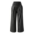thumbnail image 4 of WILLBEST Pantalones Casuales de Mujer, Cintura Alta, Pierna Ancha, Estampados, con Bolsillos, para Uso Diario y Estilo. Extra Grande, 4 of 4