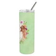 thumbnail image 4 of Carolines Treasures CK4408TBL20 Blenheim Cavalier Spaniel Green Flowers Stainless Steel 20 oz Skinny Tumbler 20 oz, 4 of 4