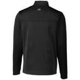 thumbnail image 3 of Men's Cutter & Buck Bobby Bowden Black Florida State Seminoles Big & Tall Traverse Stripe Quarter-Zip Pullover Jacket, 3 of 3