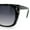 Slate Tortoise - Smoke, variant on Womens Glitter Trim Oversized Cat Eye Luxe Plastic Sunglasses Black Blue - Navy