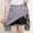 Gray, variant on Women's Basic A-Line Skirt Summer Shorts Skirt School Pleated Casual Mini Skater Plus Size Flared Skirt Khaki 4XL