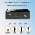 thumbnail image 4 of Transmitter Receiver Wireless Adapter Bluetooth 5.0 Low Latency 3.5mm AUX Jack Optical SPDIF Audio Adapter For PC TV Car Speaker, 4 of 9