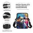 thumbnail image 7 of Eheartsgir Watercolor Panda Print Crossbody Bags, 2 Layer Zipper Polyester Shoulder Pouch for Travel and Hiking, Messenger Bag, 7 of 7