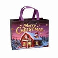 thumbnail image 2 of YOHAVEN Non-Woven Christmas Gift Bags 12.6"x9.8"x6.7" Reusable Holiday Bags for Clothes Accessories Snacks, Family Christmas Gifts, Party Favors, Christmas Decorations, 2 of 6