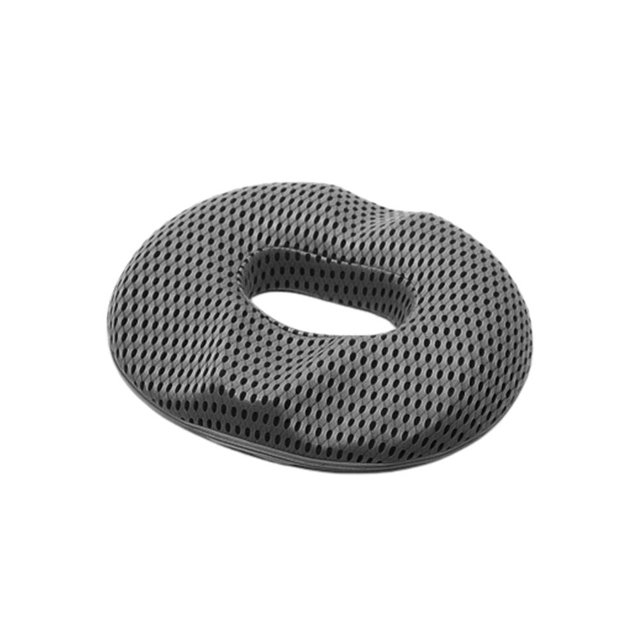 Cojín para silla de oficina,Cojín para asiento de coche,Cojín para silla de espuma viscoelástica, Cojines para muebles de exterior.-Gris- Diseño hueco-Adecuado