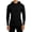 Black, variant on Men's Slim-Fit Solid Raglan Hooded Sweatshirt, Smooth Soft Long-Sleeve Base Layer, Thin Knit for Gym Warm-Ups Black S