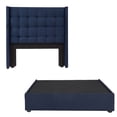 thumbnail image 1 of Box Base Cama Individual + Cabecera Titan Dicasa Azul Marino, 1 of 8