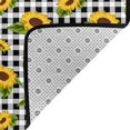 thumbnail image 4 of Area Rugs For Living Room Decor - Sunflowers checkered plaid Soft Anti Slip Throw Washable Rugs 5x7 For Bedroom, Indoor Carpet For Bedroom Living Room 80x58In, 4 of 7