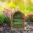 thumbnail image 5 of KAIYANG Puerta de hadas, puertas de hadas de madera para jardín, puerta de elfo, adornos de jardín en miniatura para árboles de jardín, COLOR 5, 5 of 5