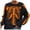 Orange, variant on Certgust Women Sweatshirt Under $10 Womens Halloween Skeleton Crewneck Long Sleeve Pullover Sweatshirt with Loose Fit for Casual Wear