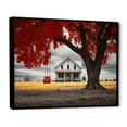 thumbnail image 2 of Designart "Farmhouse Red And Grey euphony III" Farm Floater Framed Wall Decor, 2 of 7