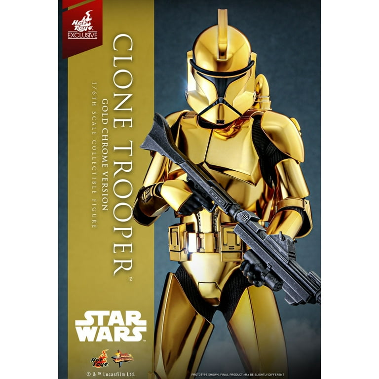 Clone Trooper (Gold Chrome Version) MMP Fully Poseable Exclusive