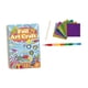 thumbnail image 3 of Juego de manualidades con papel de aluminio para niños, libro para colorear, suministros de arte, manualidades, arte, pintura, fiesta B, 3 of 9