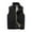 Black, variant on Busydd Mens Fleece Vest Casual Zipper Solid Color Cotton Outerwear Vests Sleeveless Warm Winter Vest Jacket Plus Size Mens Vest with Pockets M-5XL