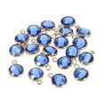 thumbnail image 1 of Unique Bargains Crystal Birthstone Charm, September Pendants Drop Bead Dark Blue, for Jewelry Making, 20 Pack, 1 of 6