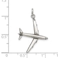 thumbnail image 3 of Sterling Silver Antiqued 3-D Airplane Charm, 3 of 4