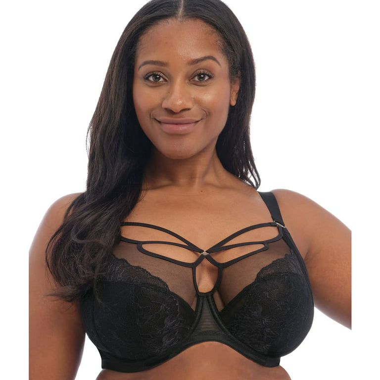 Elomi Sachi Bra Side Support Plunge Sexy Bras Underwired Plus Size Lingerie