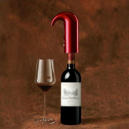 

1-button Electric Wine Aerator - Wine Tap - Electric Wine Dispenser - Wine Dispenser Machine - Automatic Wine Dispenser - Wine Aerator Dispenser Pump - Wine Aerator Electric Instant Wine Aerator