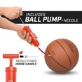 thumbnail image 2 of GoSports Indoor / Outdoor Rubber Size 7 Basketball - 29.5" Basketball 6 Pack, Includes Pump and Tote, 2 of 5