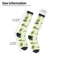 thumbnail image 2 of Rateoe Avocado for Exercise Pattern Women’s Knee High Crew Socks,Trouser Socks Comfortable, Breathable, Moisture-Wicking and Soft, 2 of 6