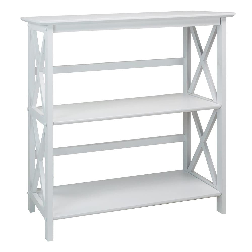 Casual Home 324-34 Montego 3-Tier Bookcase, Walnut - Walmart.com
