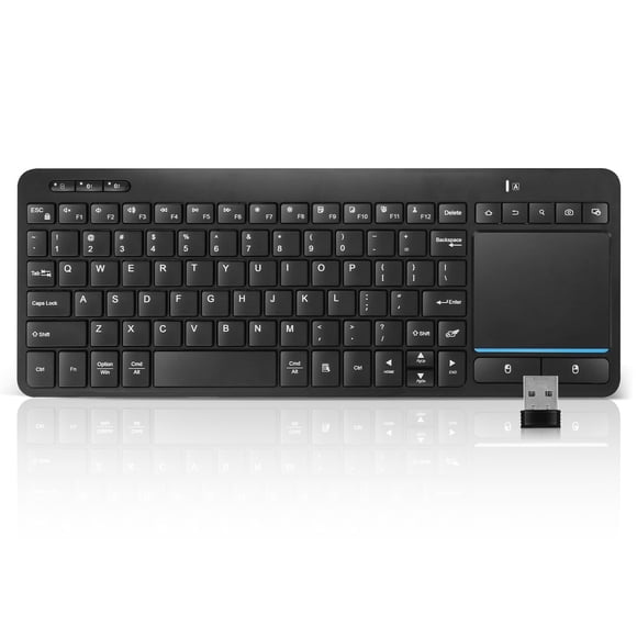 Teclado Bluetooth inalámbrico Bnnwa multidispositivo con panel táctil