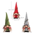 thumbnail image 4 of Bearachild Muñeca sin rostro de Navidad, decoración de escritorio, juguetes para niños, adorno de fiesta decorativo para ventana, mesita de noche, Kits de decoración para fiestas Verde Bearachild HA069092-02, 4 of 6