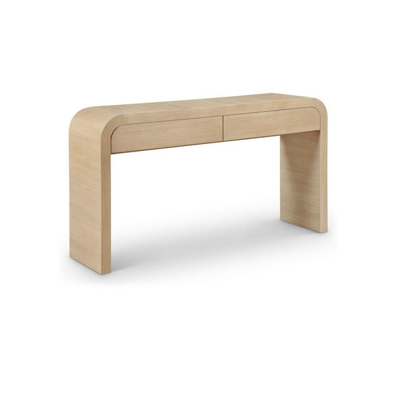 Meridian Furniture Cresthill White Oak Console Table