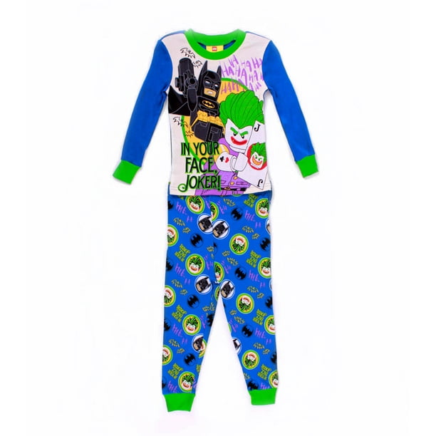 Pijama Lego Para Niño Batman In Your Face Joker Talla 4 LEGO 4 a 5 años P0F17B091BV