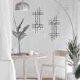 thumbnail image 5 of 2 Set arc black 16.5 inch Wall Sculpture Abstract Home Decor, 5 of 7