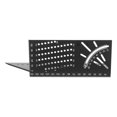 thumbnail image 3 of Measurement Ruler Multifunction Aluminum Alloy 45 Degree 90 Degree Angle Ruler Protractor Woodworking Carpenter Measurement ToolBlack Multi Function Guide Ruler, 3 of 8