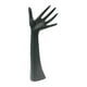 thumbnail image 5 of Organizador de joyas de mano de maniquí, soporte de resina para collares, soporte minimalista Negro, 5 of 9