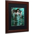thumbnail image 2 of Trademark Fine Art "Art Nouveau Zodiac Aquarius" Canvas Art by Color Bakery Black Matte, Wood Frame, 2 of 4