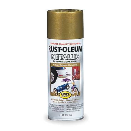 RUST-OLEUM 7275830 Spray Paint,Burnished Brass,11 (Best Way To Remove Spray Paint From Concrete)