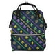 thumbnail image 1 of Disketp Mardi Gras Strings of Beads Mochila de Pañales de Gran Capacidad con Múltiples Bolsillos, Mochila de Viaje Multifuncional para Bebé, Unisex, Moderna y Resistente, 1 of 6