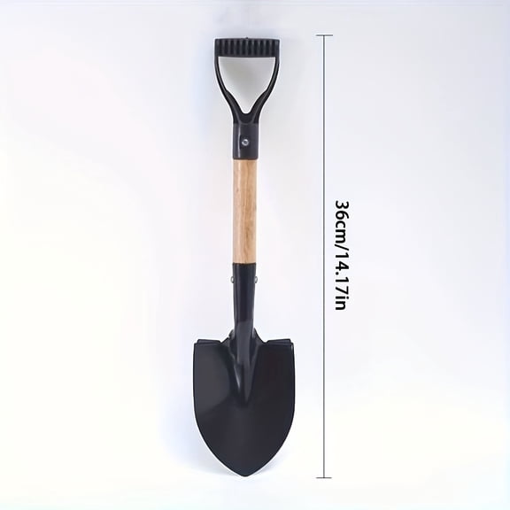 35.8/50.5cm Digging Shovel Manganese Steel Shovels Kids Trowel Waterproof Rustproof Garden Scoop for Outdoor Beach Camping