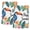Green, Pink, Black, variant on Happy Summer Kitchen Towels Set of 4, Tropical Palm Leaves Floral Watercolor Absorbent Dish Towels for Kitchen, Microfiber Hand Towel, Quick Drying Tea Towel for Cleaning Decorative Dishcloths
