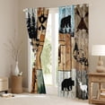thumbnail image 3 of Erosebridal Boys Camper Gifts Blackout Curtains Set of 2 (52x84 Each),Happy Camping Theme Window Curtains For Camping Lover, 3 of 7