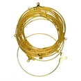 thumbnail image 1 of segolike 20pcs Gold Plated Charm Rings Earring Hoops Loop Jewerly Making Findings DIY, 1 of 6