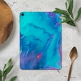 DesignSkinz Marbleized Ocean Blue FullBody Skin Decal Wrap Cover for