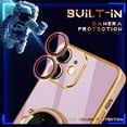 thumbnail image 4 of for iPhone 11 Case Astronaut Cute Girls Women Girly Unique Purple Lavender Phone Cases with Hidden Stand Kickstand 6D Design with Camera Lens Protector Cover for iPhone 11 6.1'', 4 of 11